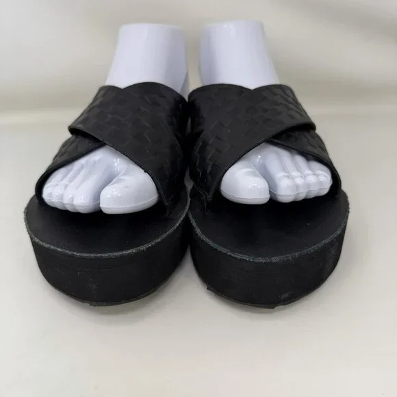 Vans Karina Rozunko Strap Mega Platform Sandals Black Women’s Size 8 - Picture 3 of 7